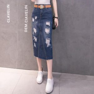 Womens Skirts | Jeans Skirt Clothing Coordinated Sets